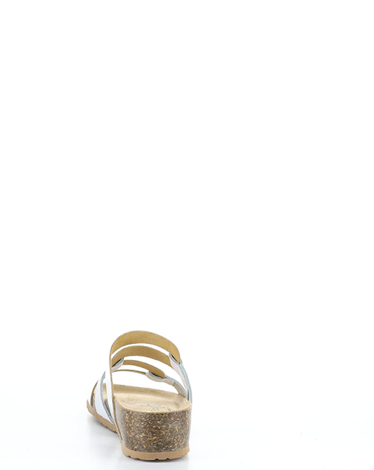 LUZZI WHITE/SILVER CRUST/METALLIC