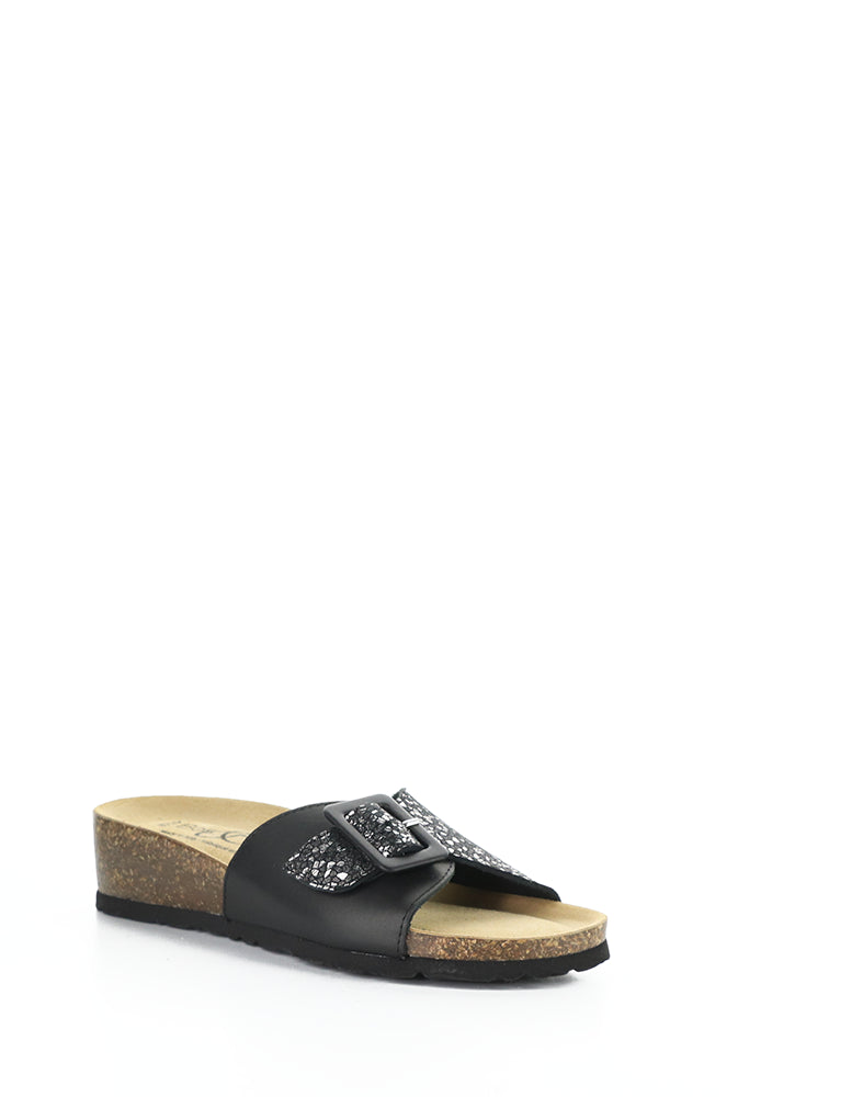 LYRA NERO LEATHER/SPEED SUEDE