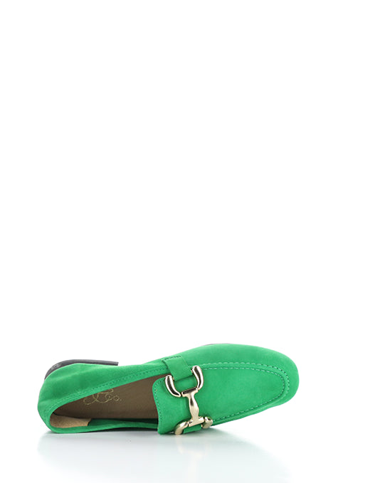 MACIE IRISH GREEN KID SUEDE