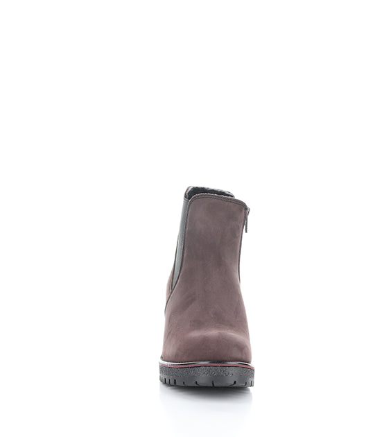 MASS PLUM/BLACK NUBUCK/ELASTIC