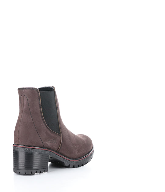 MASS PLUM/BLACK NUBUCK/ELASTIC