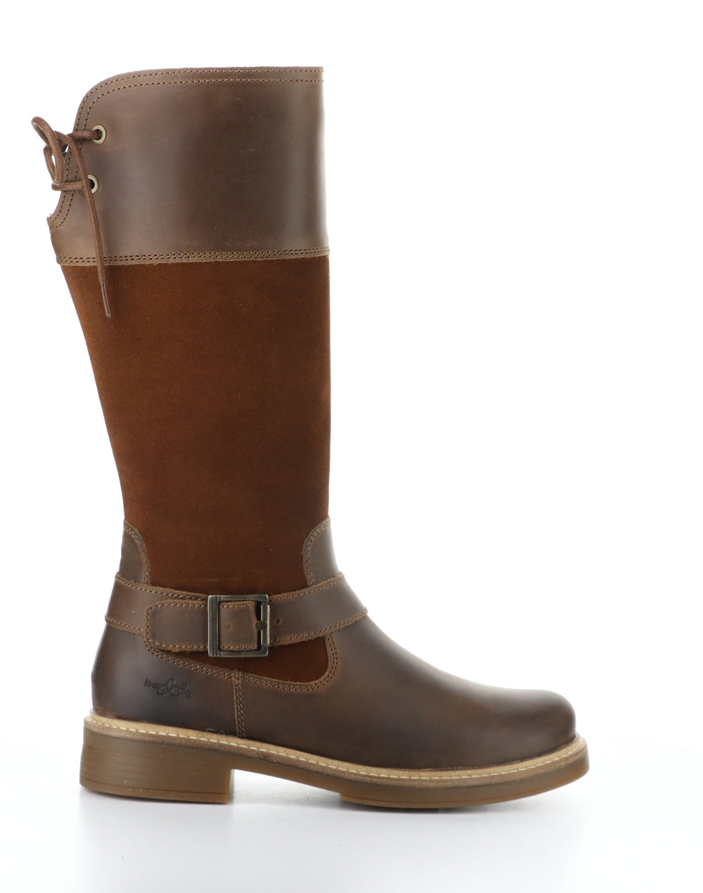 MATEO CAMEL/NUT/CAMEL Round Toe Boots