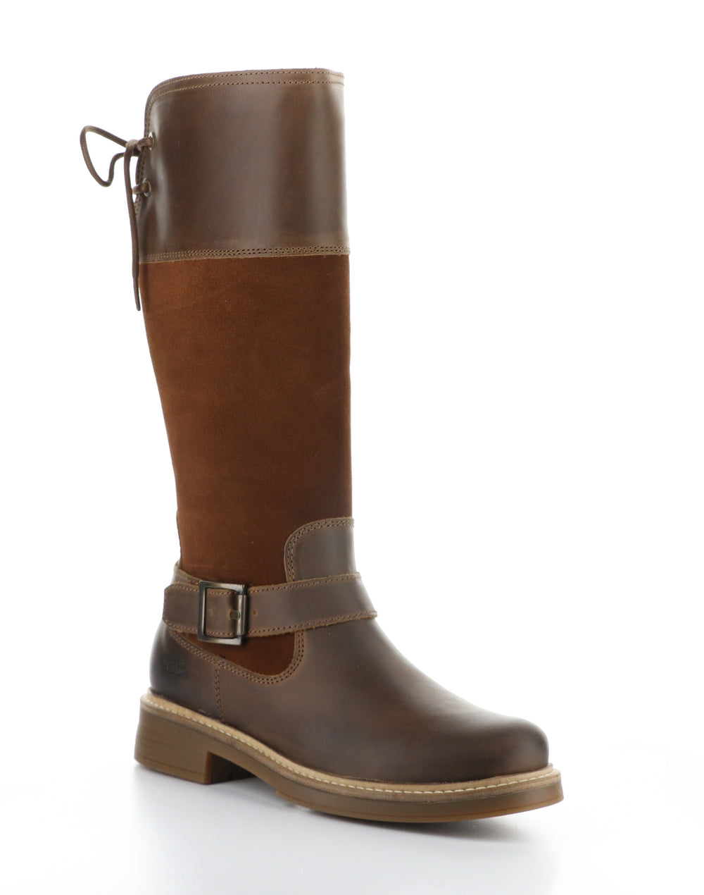 MATEO CAMEL/NUT/CAMEL Round Toe Boots