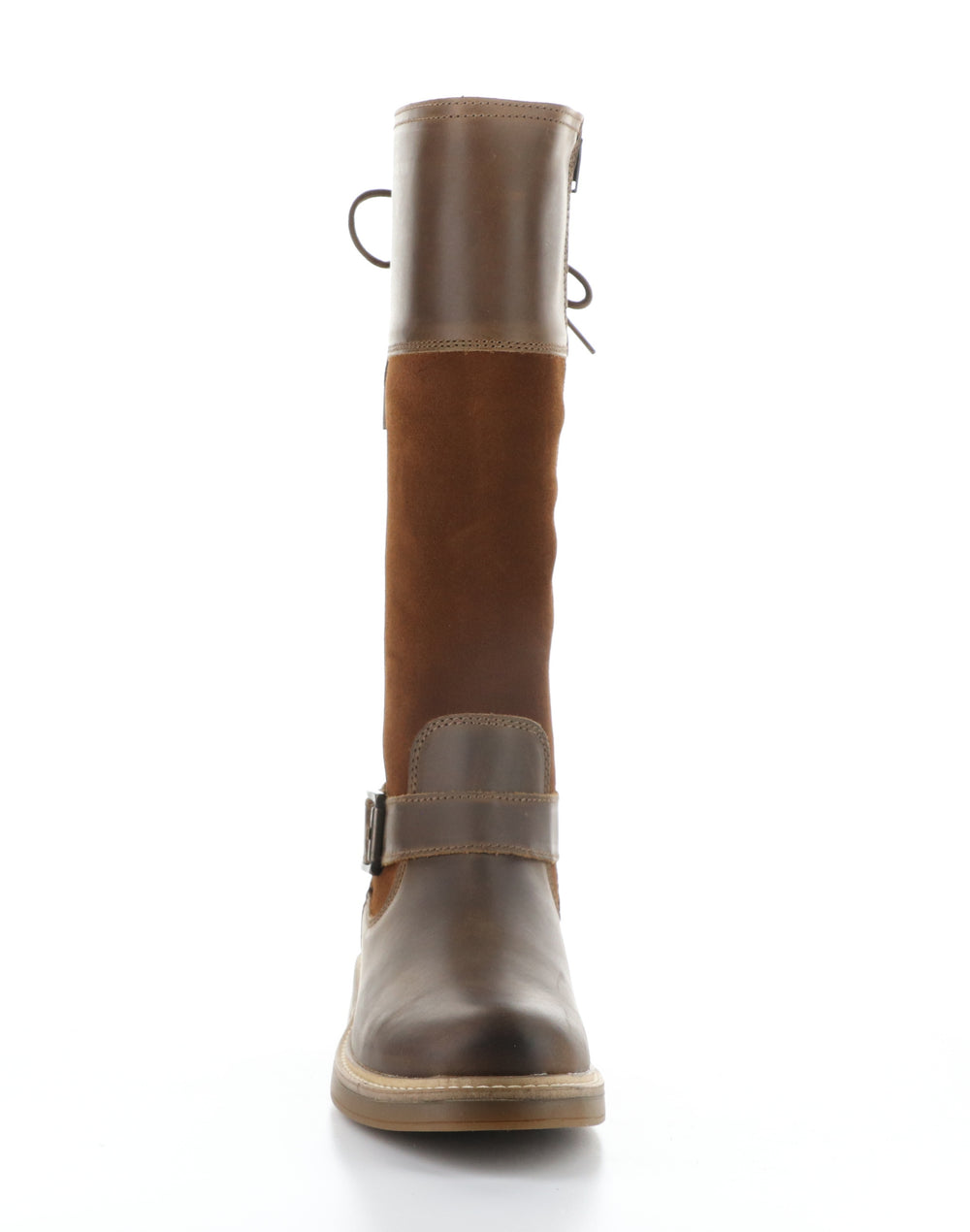 MATEO CAMEL/NUT/CAMEL Round Toe Boots