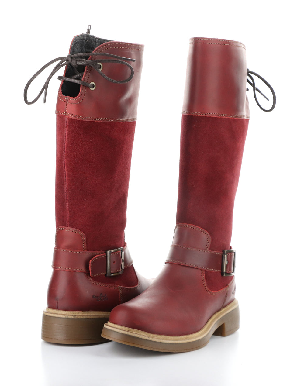 MATEO RED/SANGRIA/RED Round Toe Boots