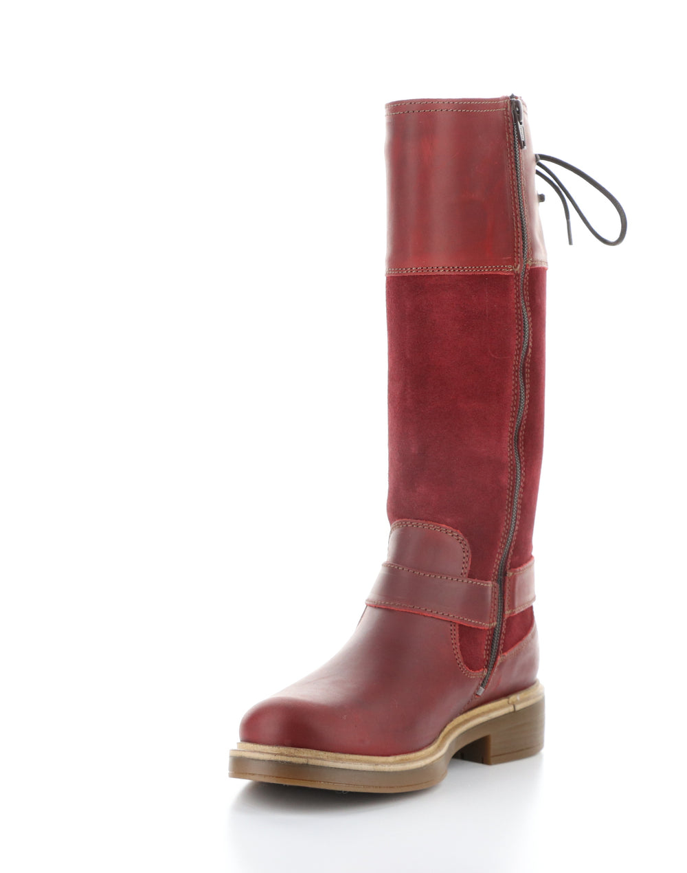 MATEO RED/SANGRIA/RED Round Toe Boots