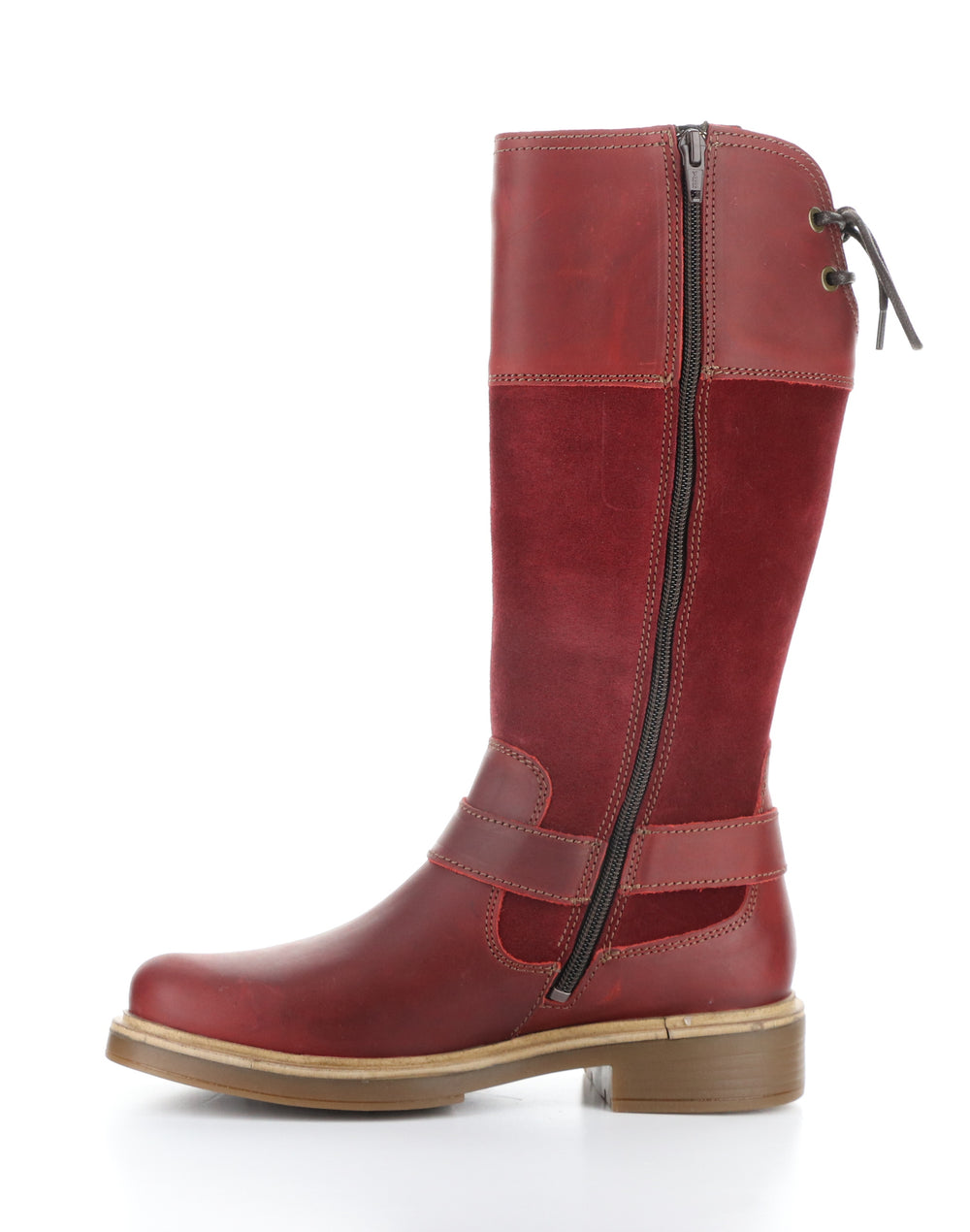 MATEO RED/SANGRIA/RED Round Toe Boots