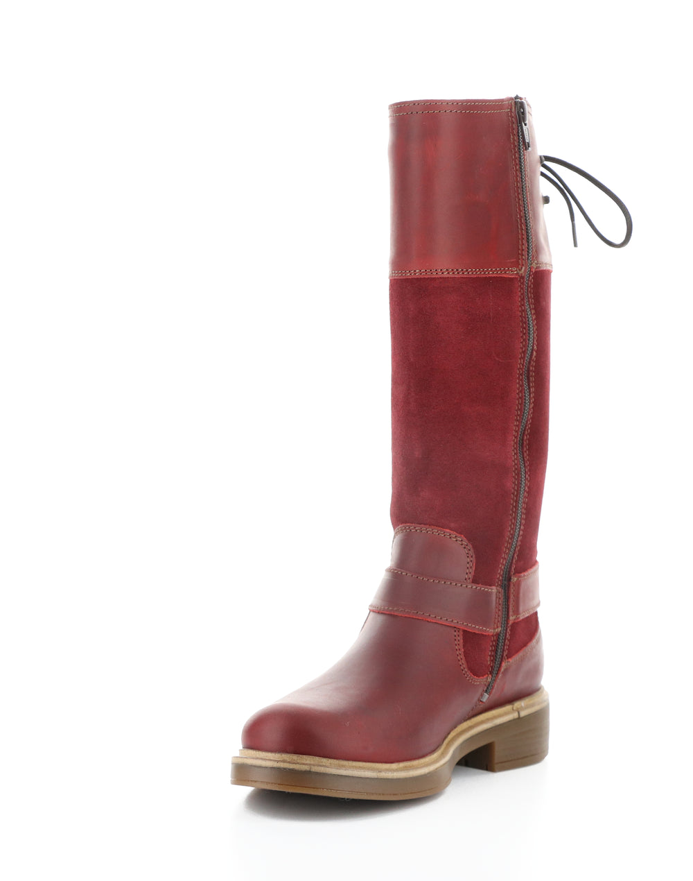 MATEO RED/SANGRIA/RED SADDLE/SUEDE/SADDLE