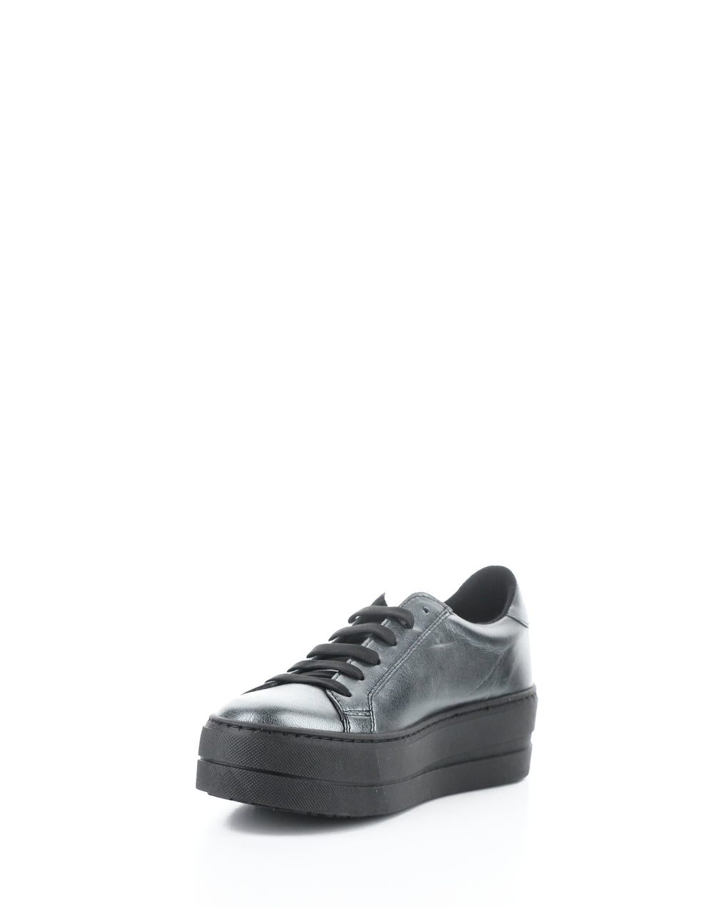 MAYA CARBON METALLIC LEATHER