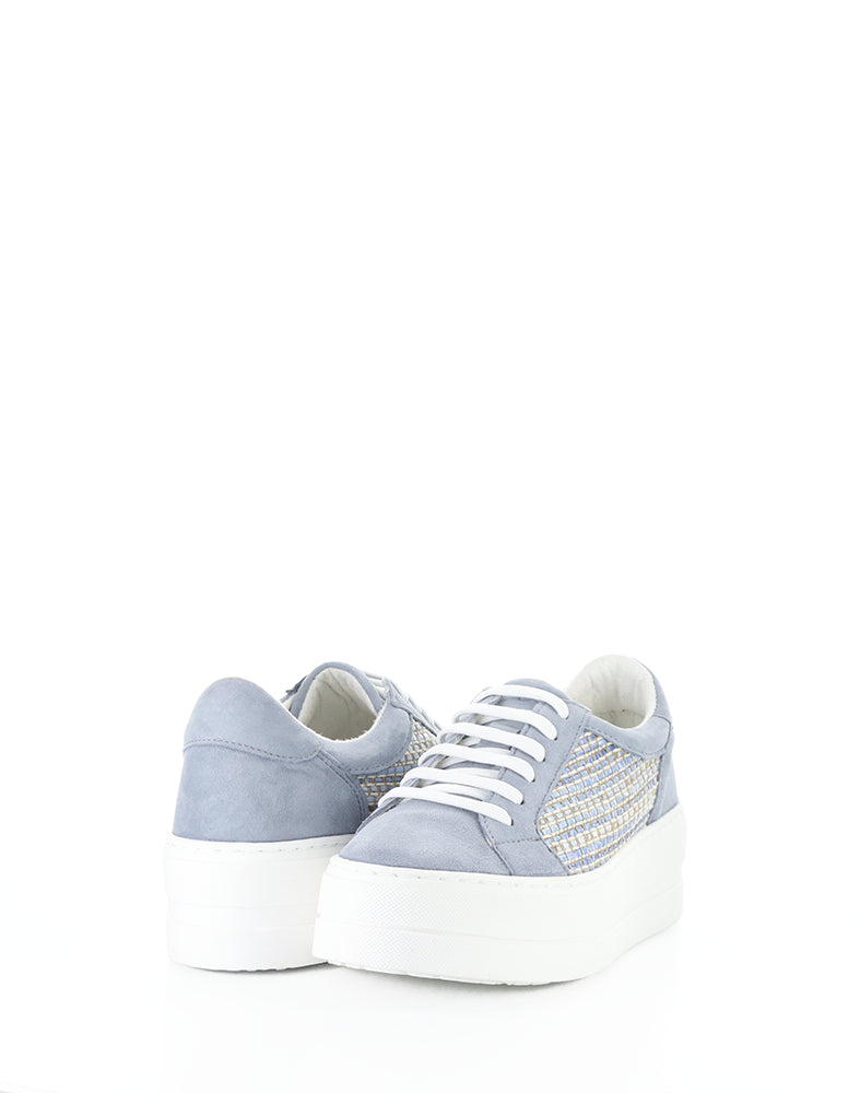 Mera Smoke Ante Suede/Raffia