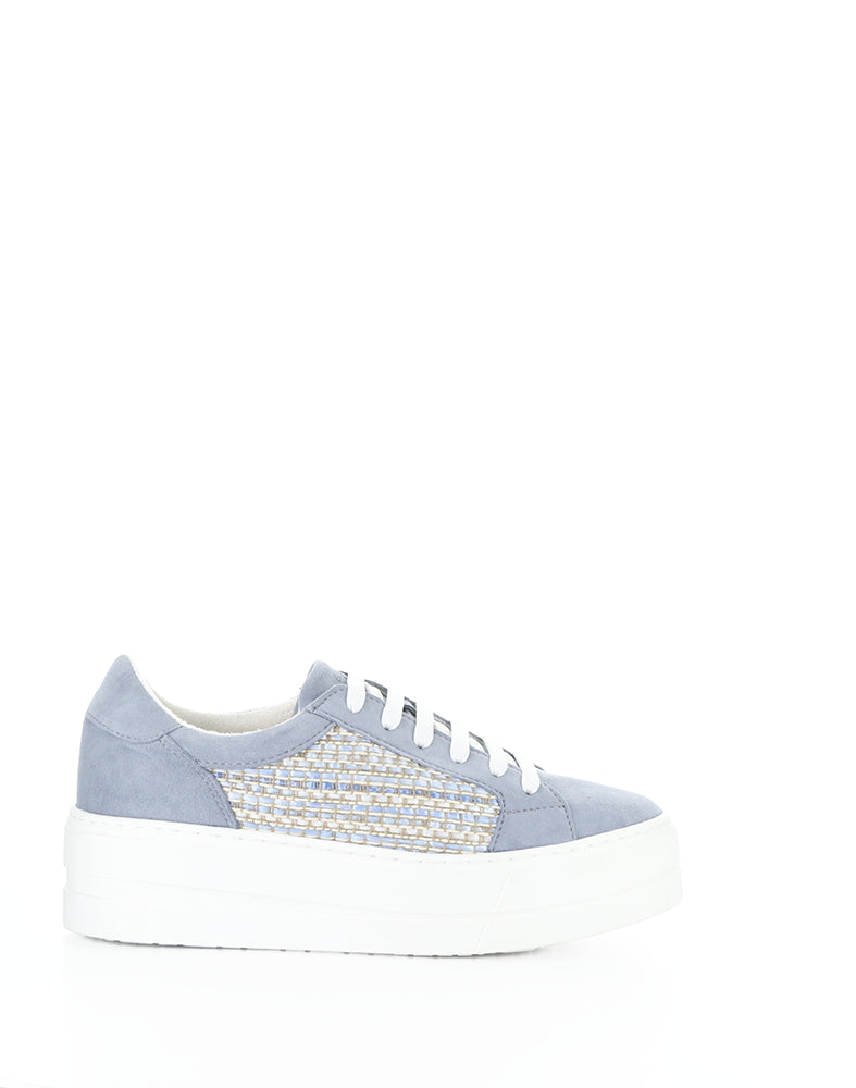 Mera Smoke Ante Suede/Raffia