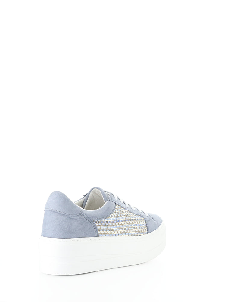 Mera Smoke Ante Suede/Raffia