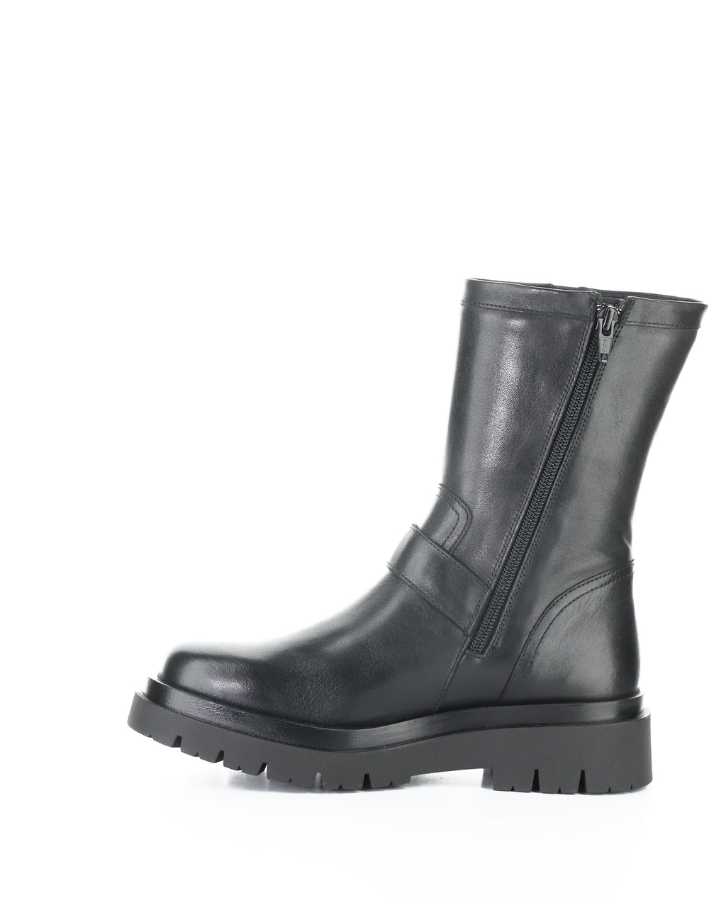 Mich Black Feel Leather