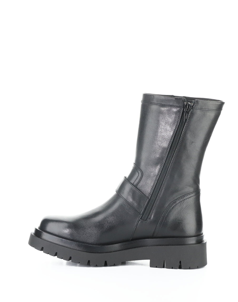 Mich Black Feel Leather