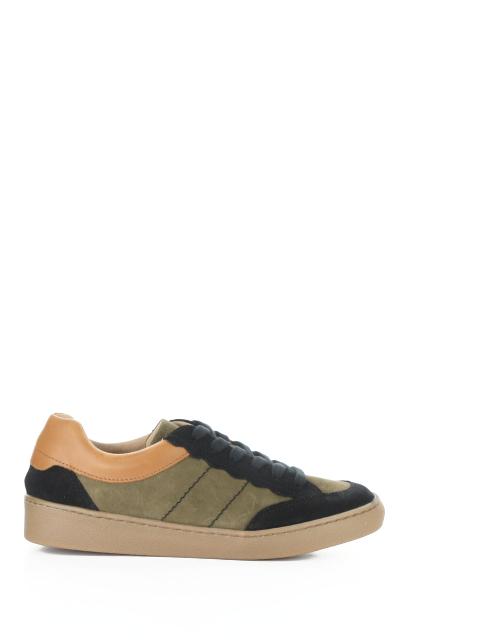 Missy Black/Olive Suede/Patent