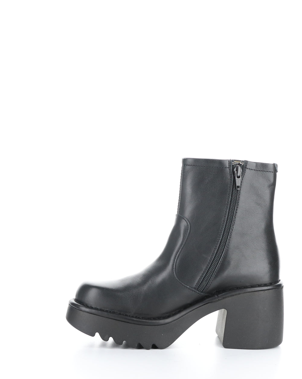 MOGE250FLY 000 BLACK Round Toe Boots