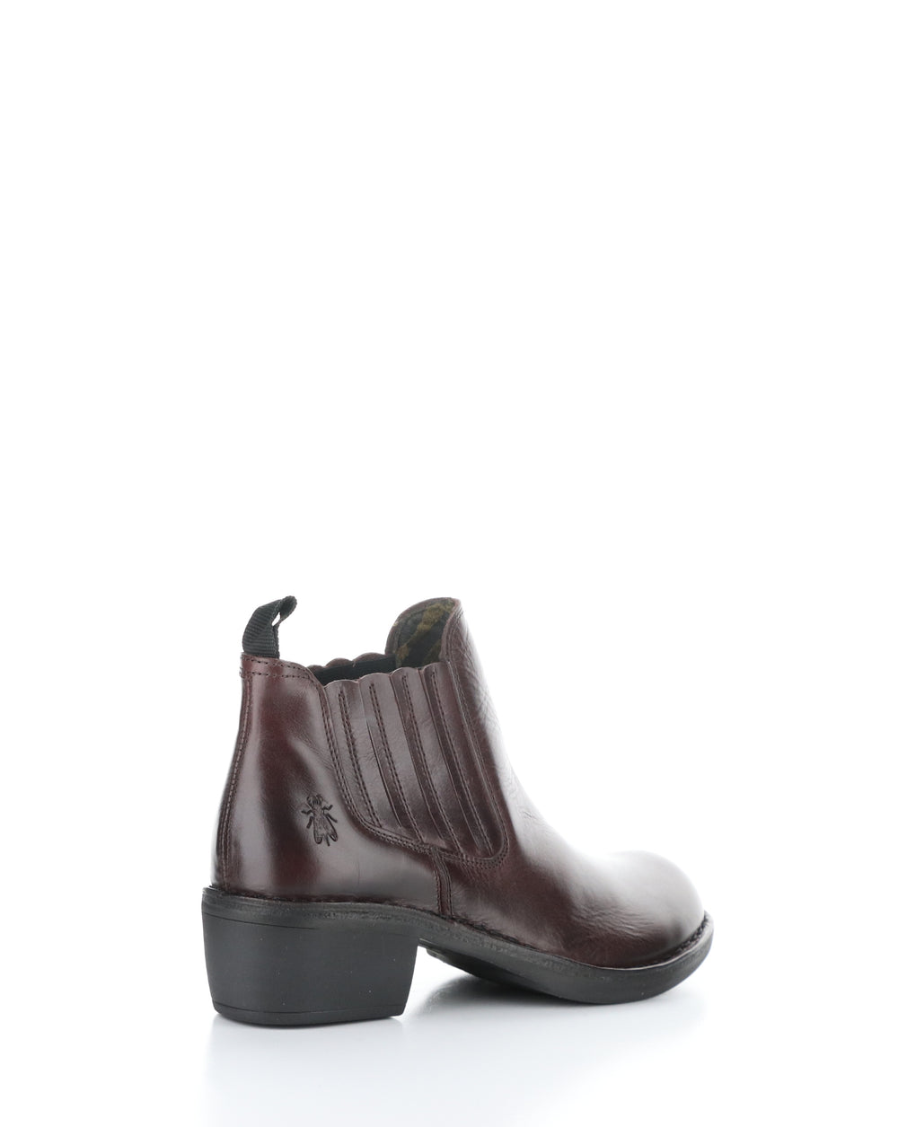 MOOF103FLY 001 WINE Round Toe Boots