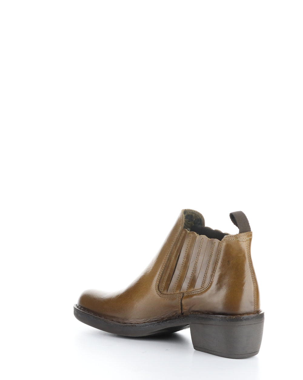 MOOF103FLY 004 CAMEL Round Toe Boots