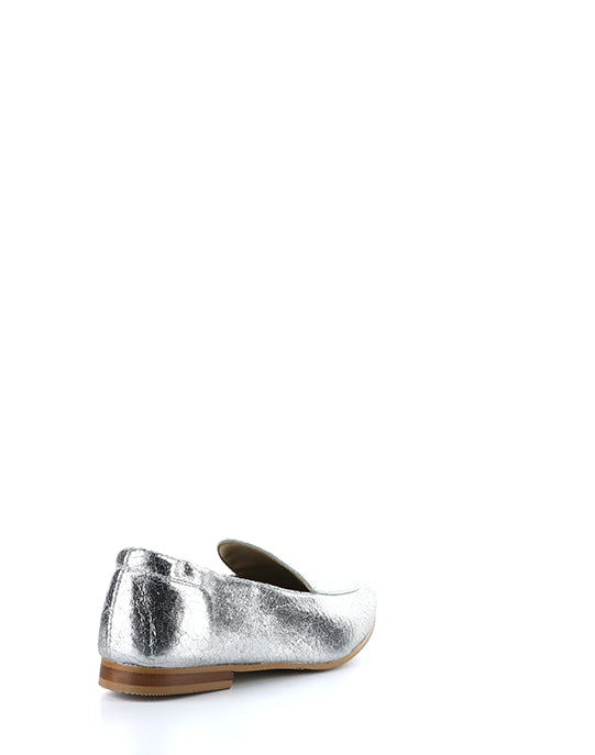 NIKKI SILVER CRACKLE LEATHER
