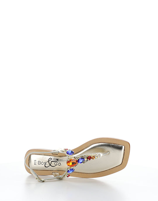 OTU GOLD LEATHER/JEWELS