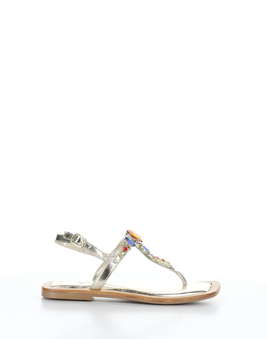 OTU GOLD LEATHER/JEWELS