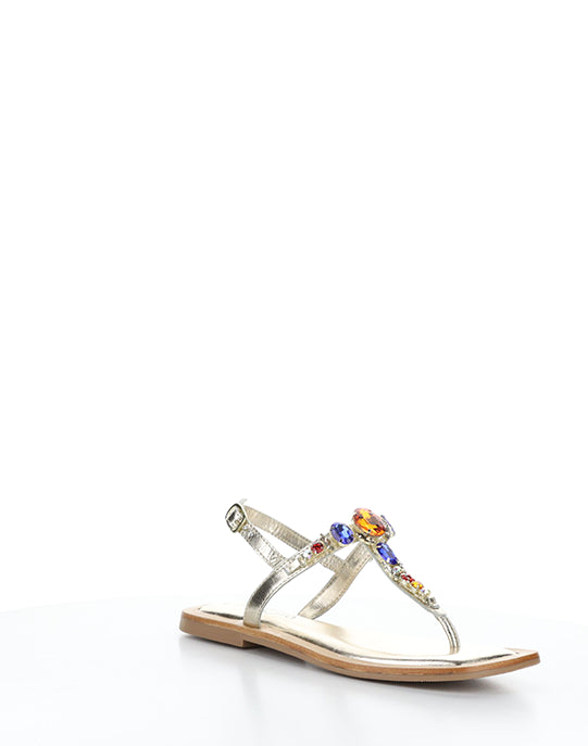 OTU GOLD LEATHER/JEWELS