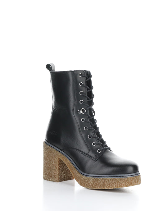 Panda Black Feel Leather