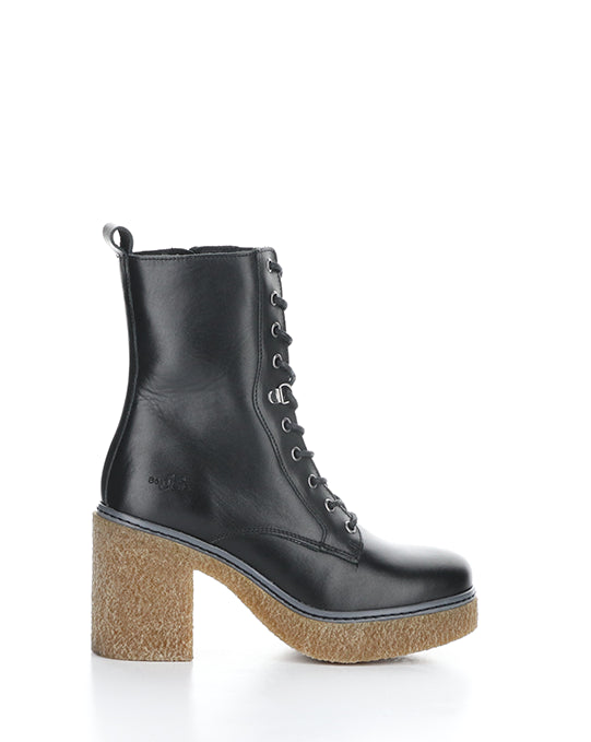 Panda Black Feel Leather