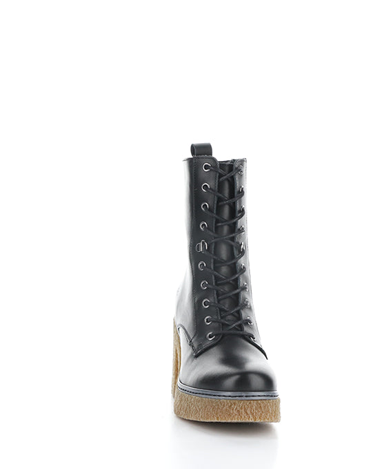 Panda Black Feel Leather