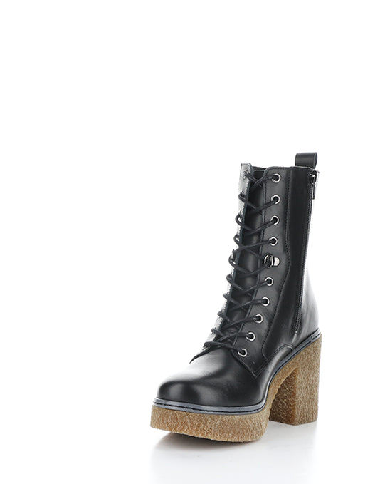 Panda Black Feel Leather