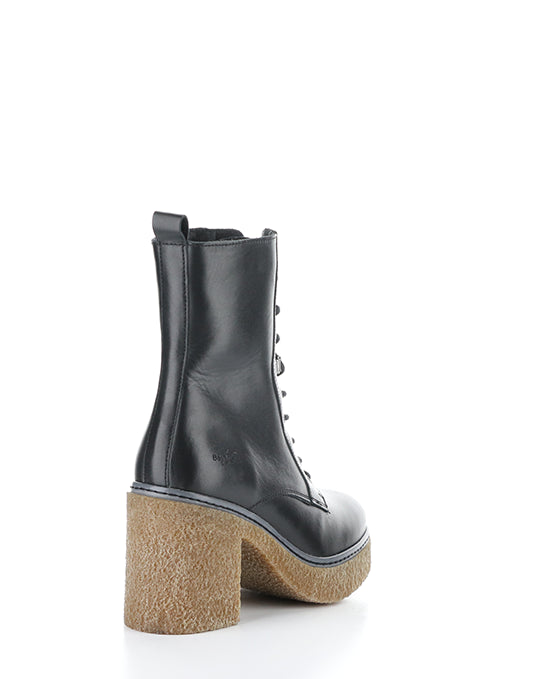 Panda Black Feel Leather