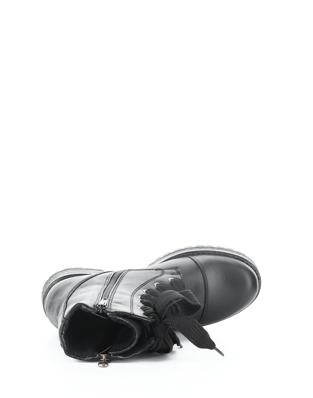 Paulie Black Feel Leather