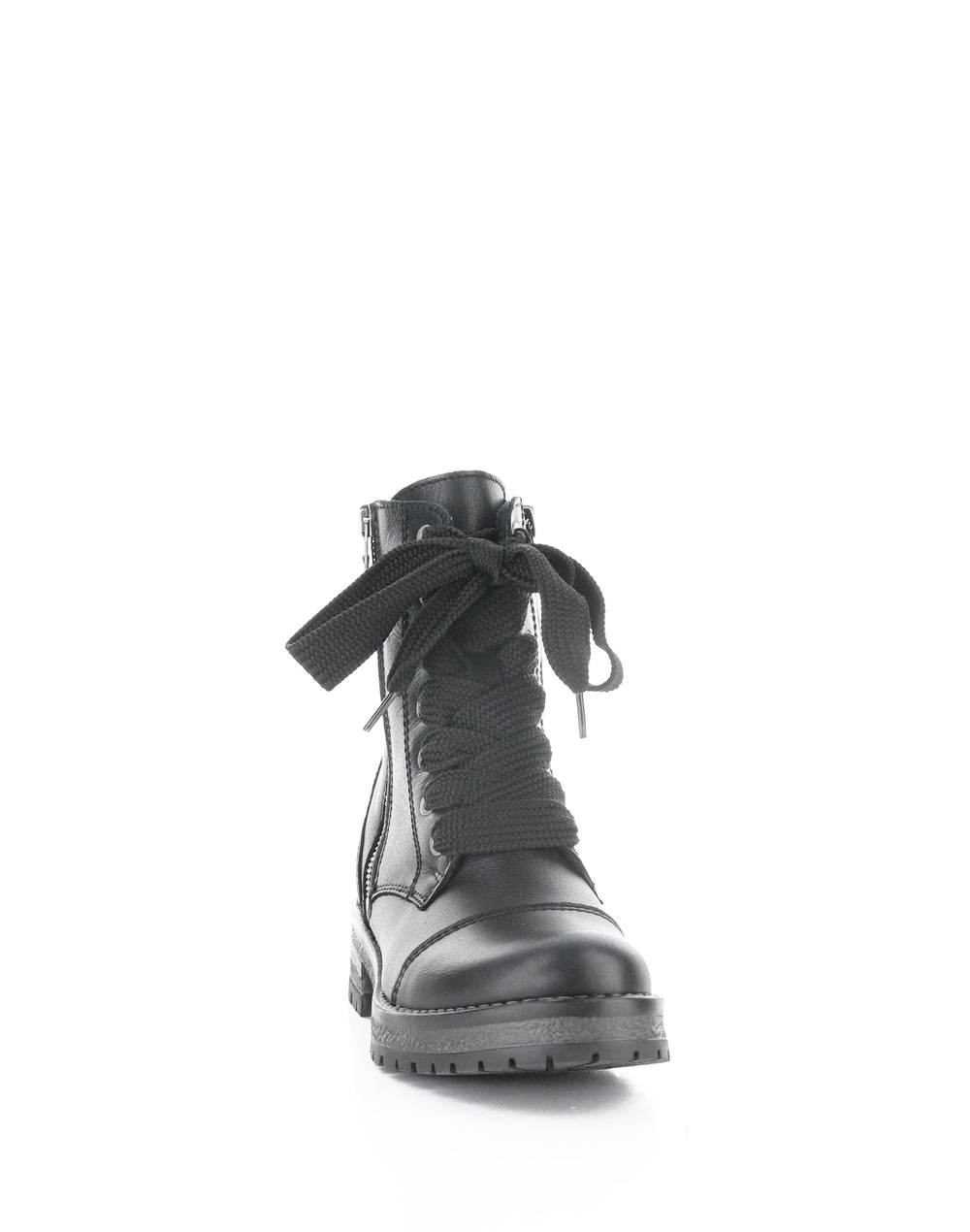 Paulie Black Feel Leather