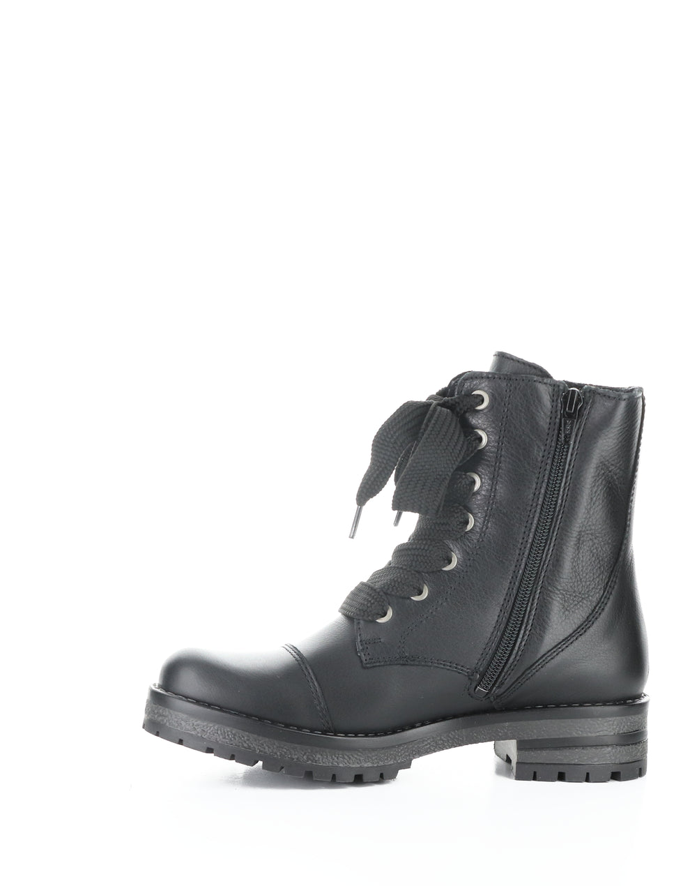 Paulie Black Feel Leather