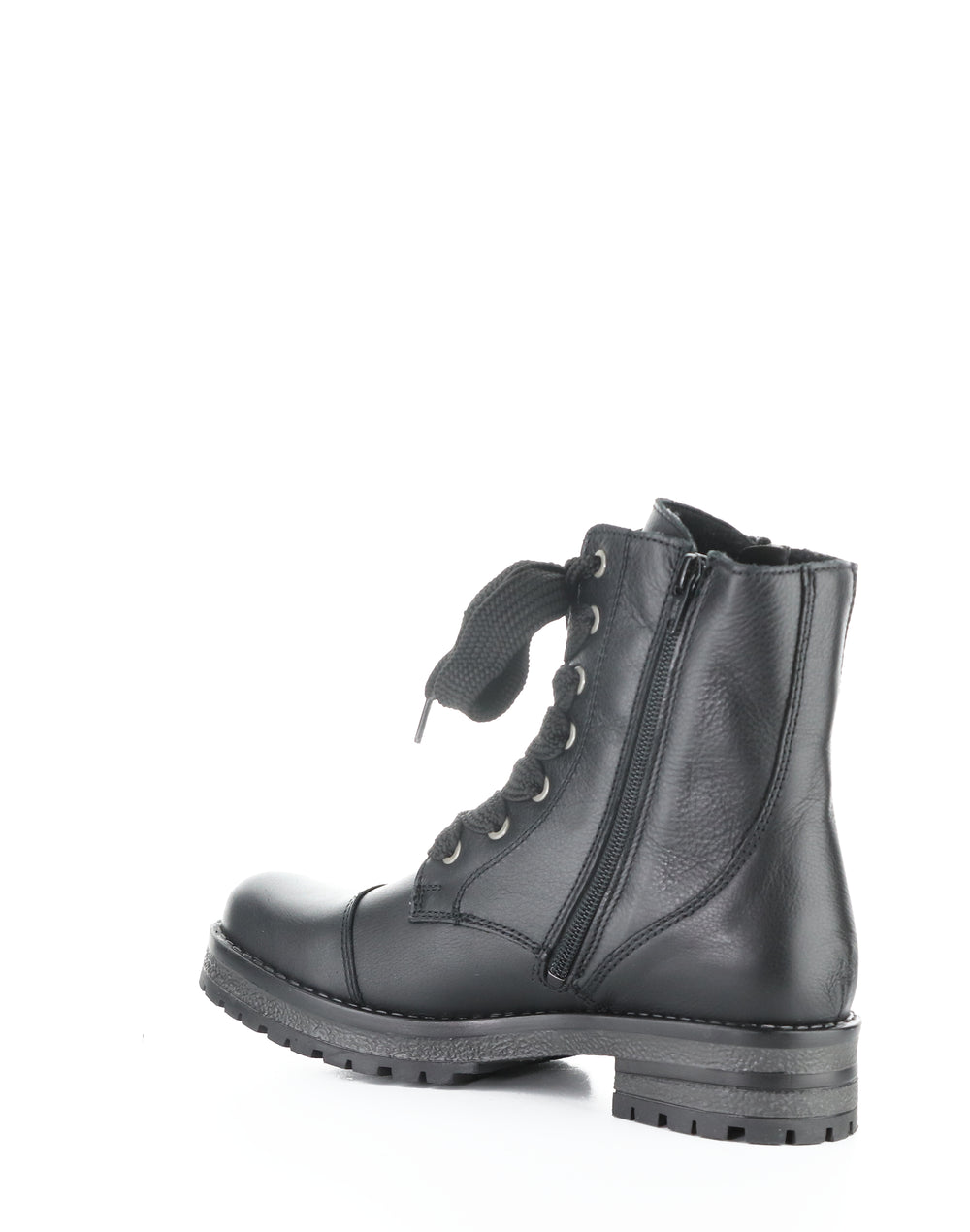 Paulie Black Feel Leather