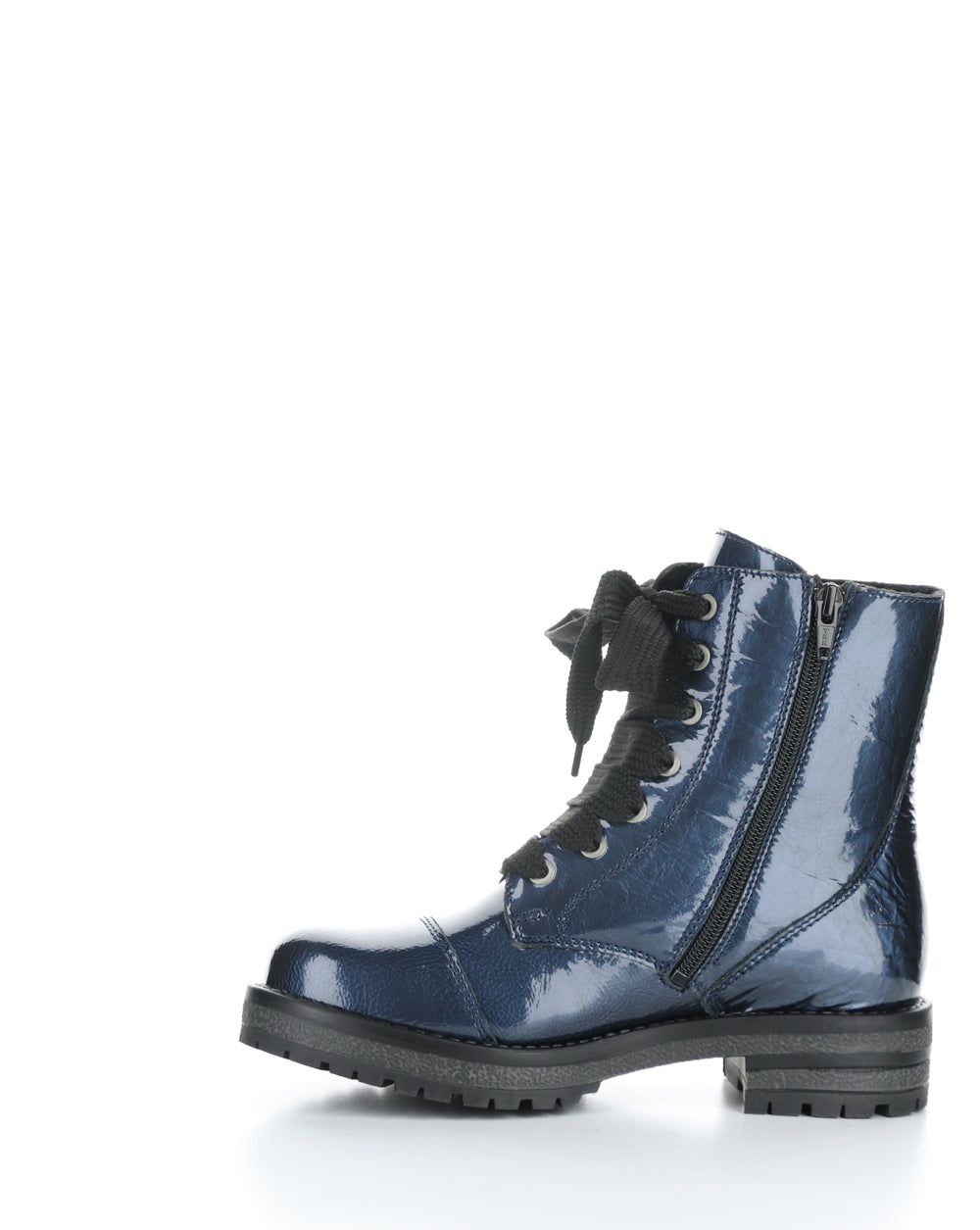 PAULIE BLUE Round Toe Boots