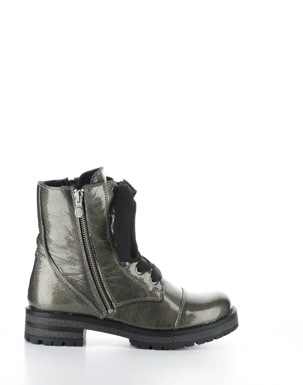 PAULIE PEWTER Round Toe Boots