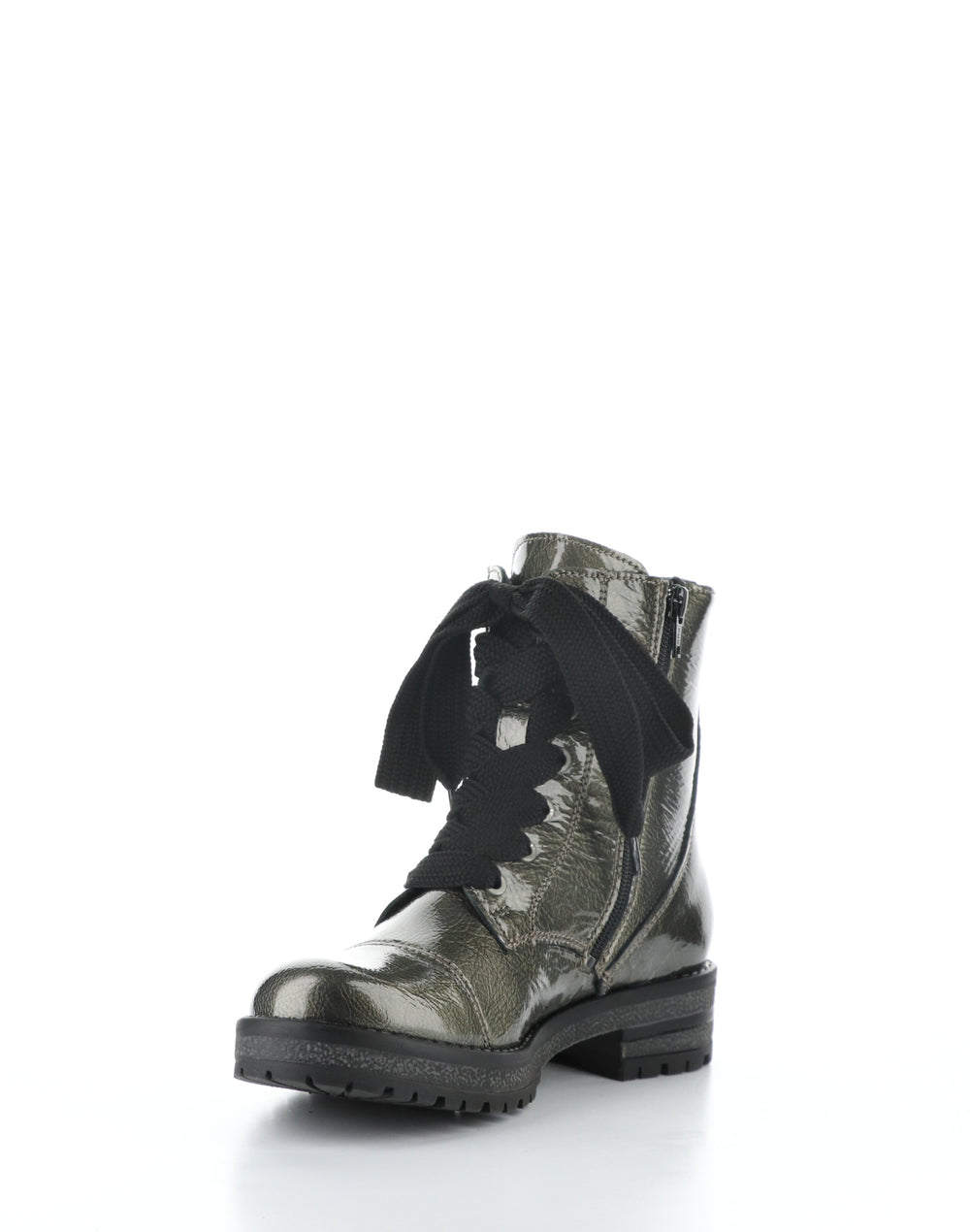 PAULIE PEWTER Round Toe Boots