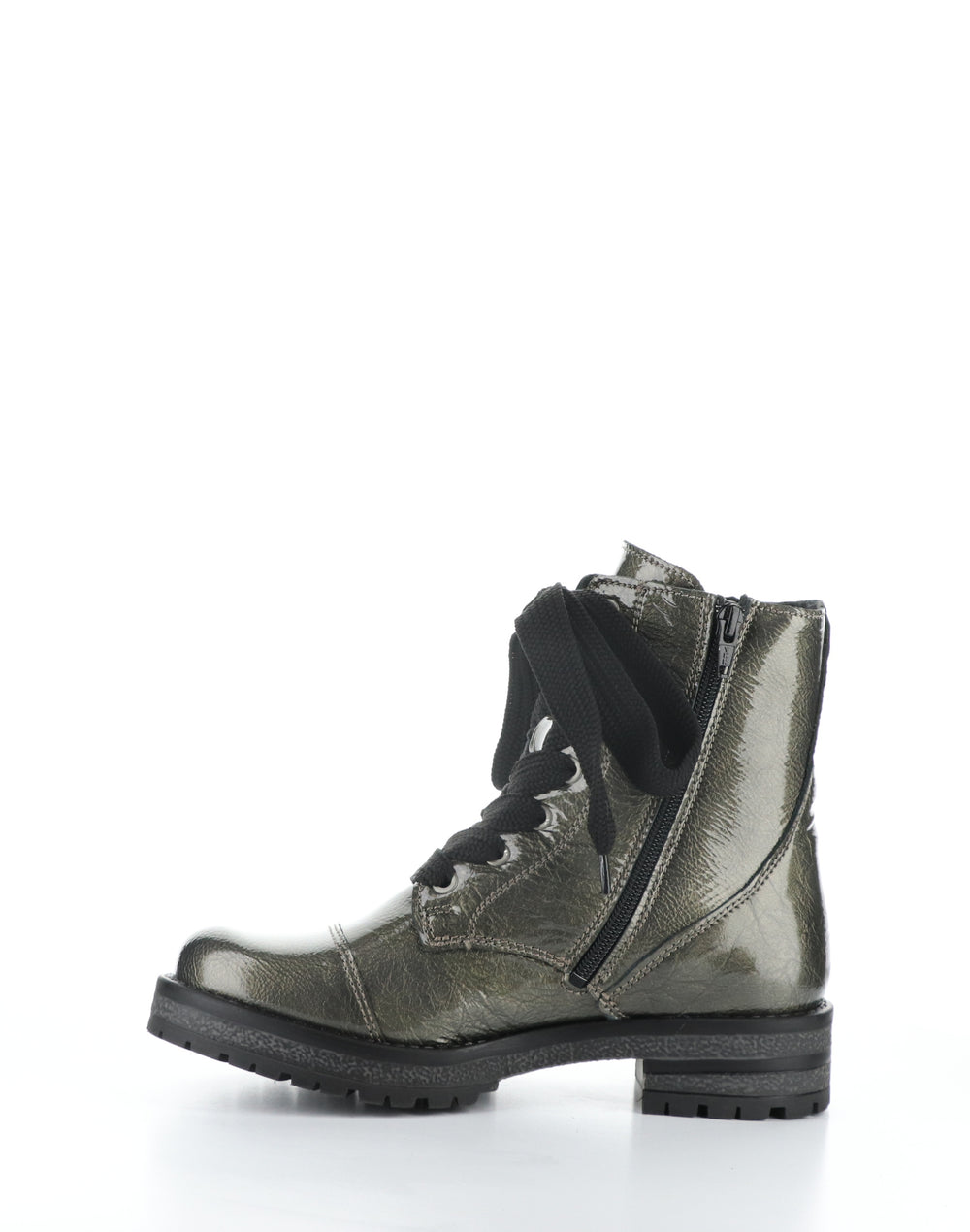 PAULIE PEWTER Round Toe Boots