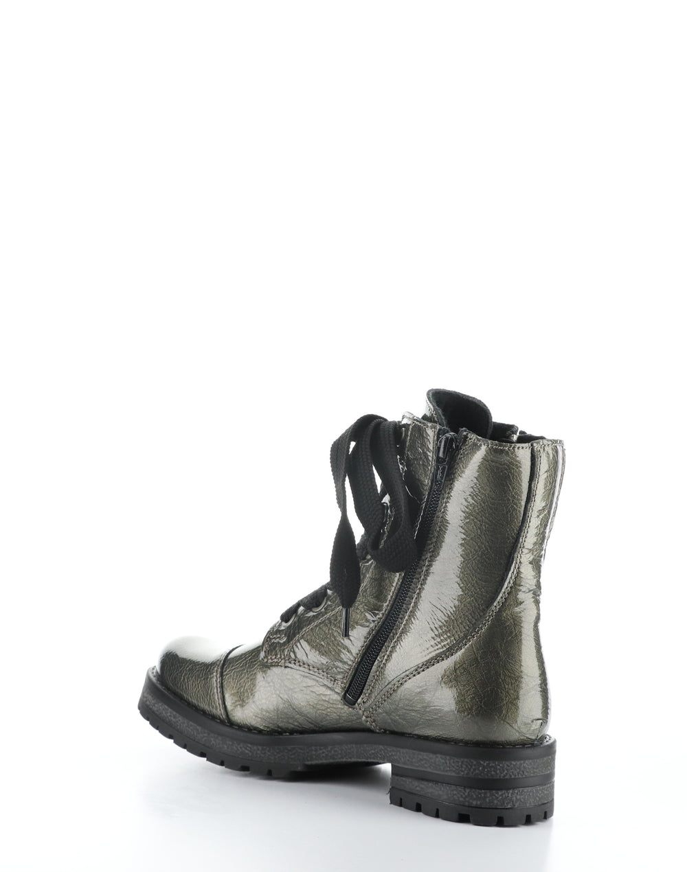 PAULIE PEWTER Round Toe Boots