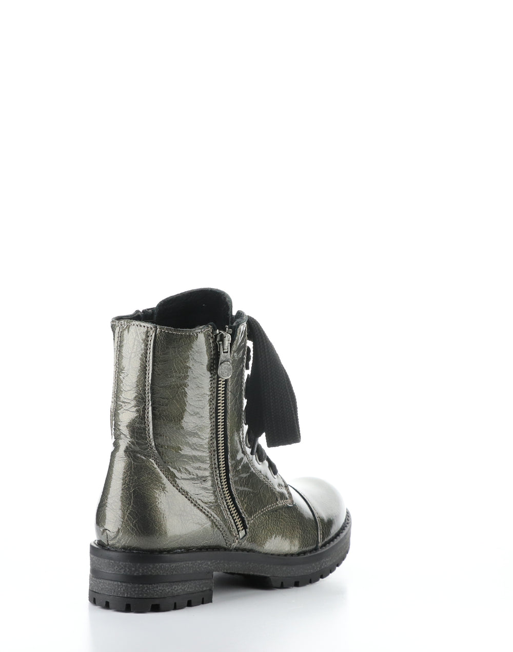 PAULIE PEWTER Round Toe Boots