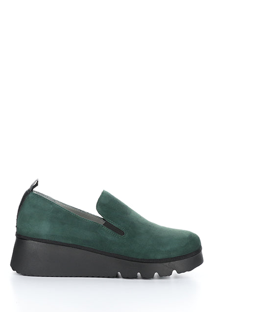 PECE406FLY 002 FOREST GREEN KID SUEDE