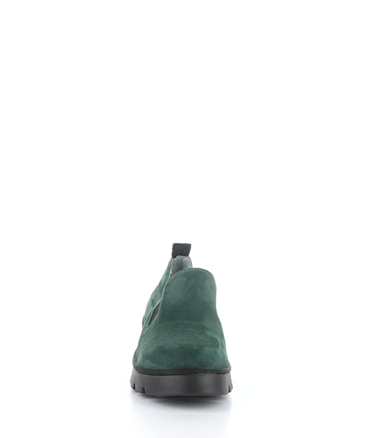 PECE406FLY 002 FOREST GREEN KID SUEDE