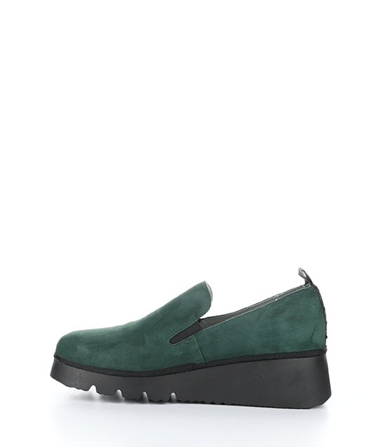 PECE406FLY 002 FOREST GREEN KID SUEDE