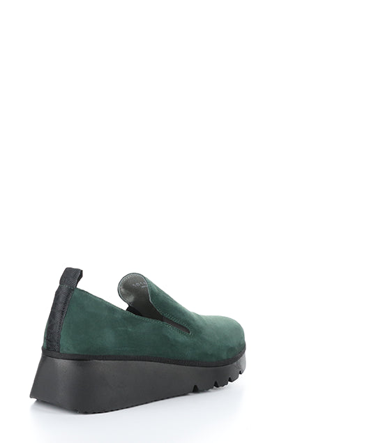 PECE406FLY 002 FOREST GREEN KID SUEDE