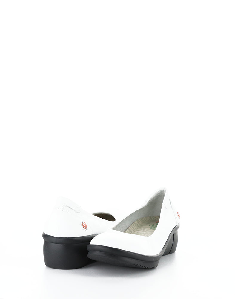 REM822SOF 001 WHITE SMOOTH LEATHER
