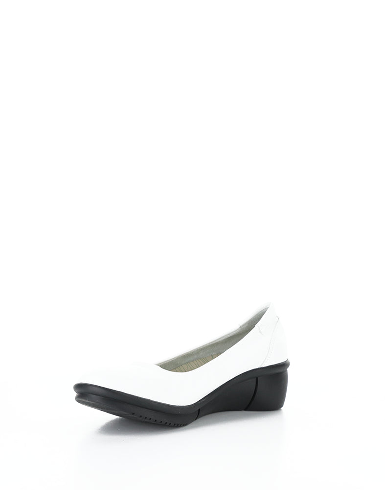 REM822SOF 001 WHITE SMOOTH LEATHER