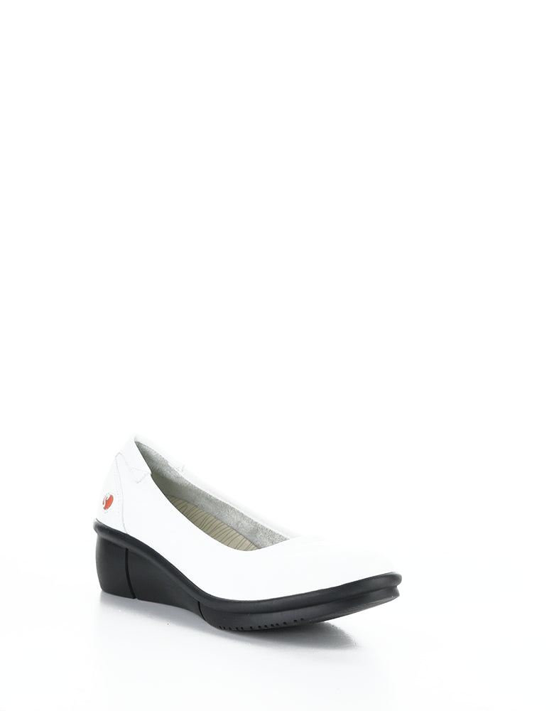 REM822SOF 001 WHITE SMOOTH LEATHER