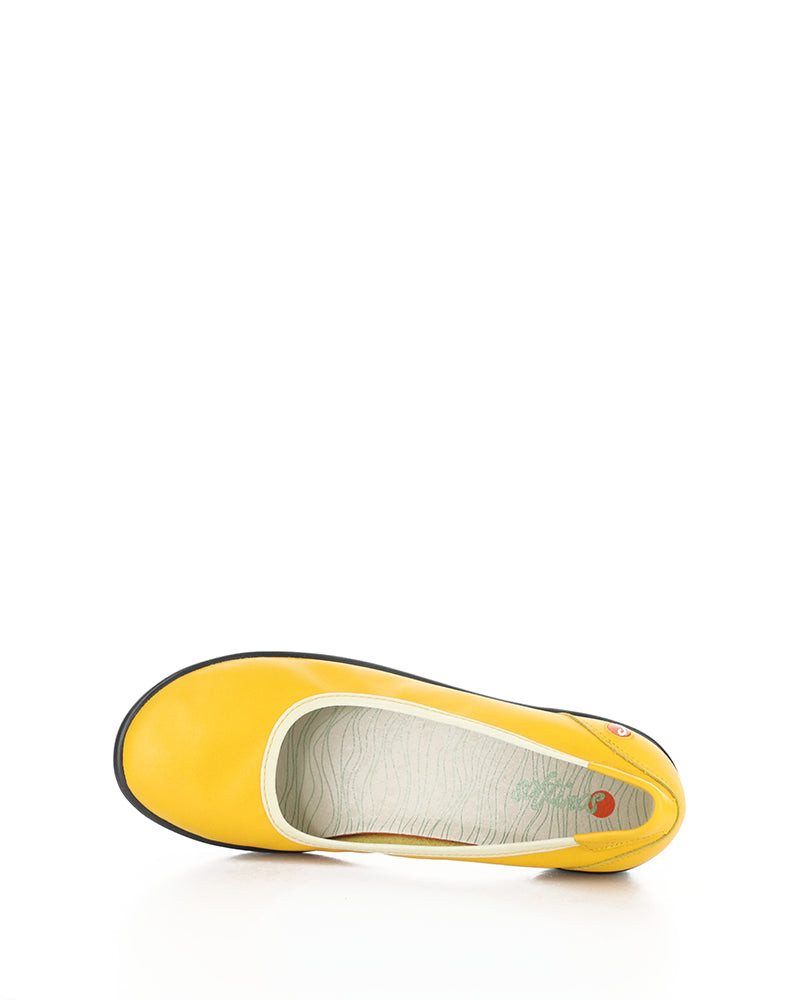 REM822SOF 007 YELLOW SMOOTH LEATHER