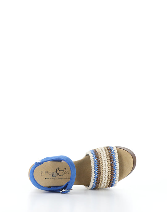 RENY NATURAL MULTI TEXTILE/SUEDE